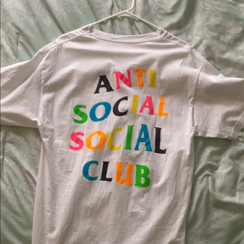 Anti social social club tee - L